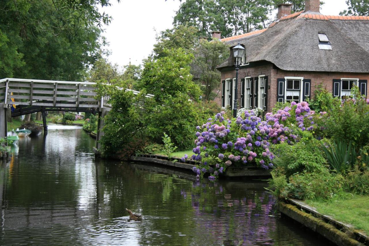 Schiphuis Giethoorn/Wanneperveen Villa Ngoại thất bức ảnh